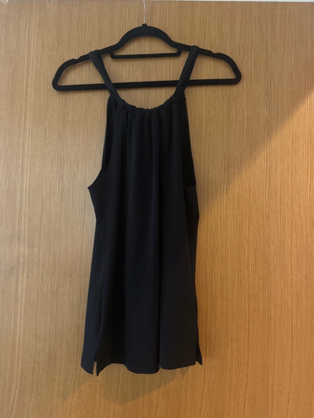 Elegant Black Tie Neck Top